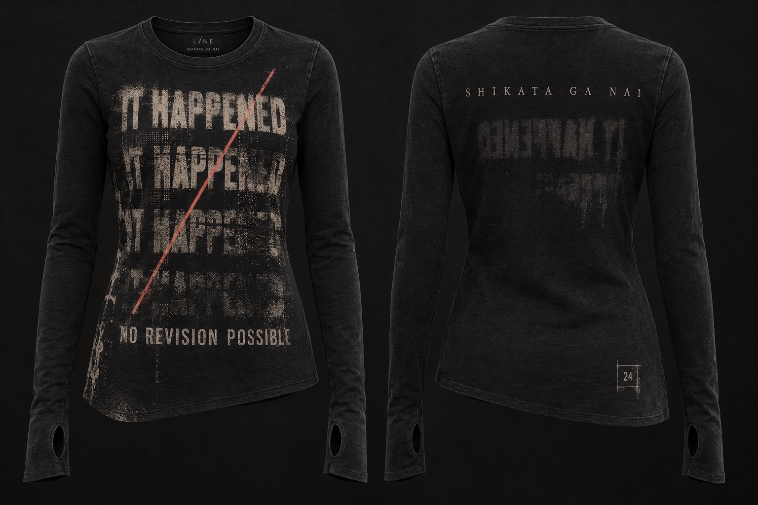 No Revision Possible Long-Sleeve